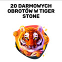 20 darmowych obrotów w Tiger Stone w SlottyWay