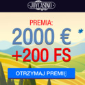 200 Darmowych Spinów i do 2000 euro w bonusie na start - JoyCasino