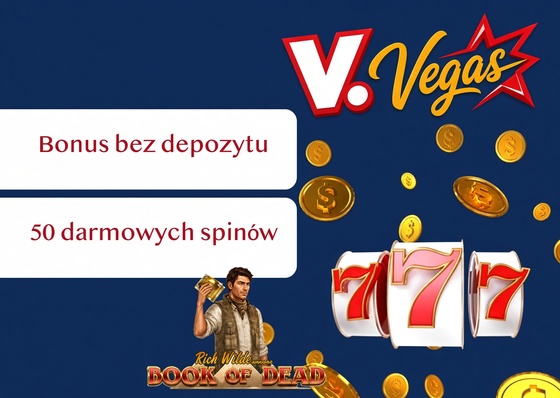 50 Free Spinów na Book of Dead w V.Vegas