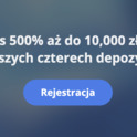 Bonus 500% do 10 000zł na start z czterema depozytami