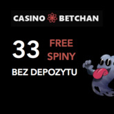 Bonus bez depozytu w kasynie Betchan - 33 free spiny