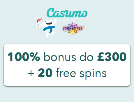 bonus bez depozytu w kasynie internetowym Casumo dla graczy z UK