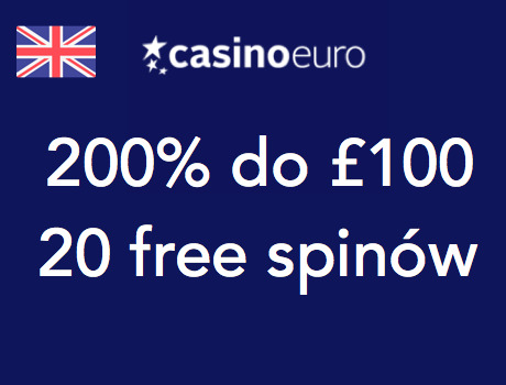 bonus kasynowy dla graczy z Wielkiej Brytanii w Casino Euro online
