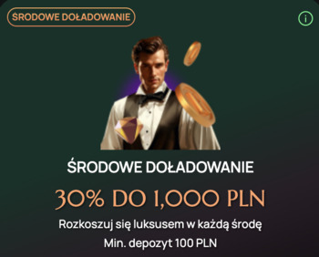 Bonus na środę w Ritzo Casino