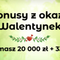 Bonus na Walentynki do 20 000zł z 330 FS w VerdeCasino