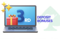 Bonus od trzeciego depozytu 125% do 2 000zł