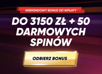 Bonus od wpłaty w weekend do kasyna online