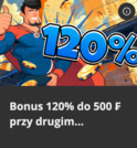 Bonus przy drugim depozycie w BruceBet