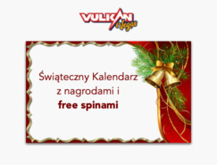 Bonusy z free spinami codziennie w grudniu w kasynie VulkanVegas