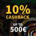 Cotygodniowy cashback 10% do 500€ w Dozenspins