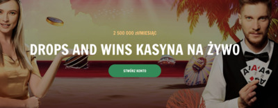 Drops and Wins Kasyna na żywo w promocji Rapid Casino