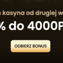 Drugi depozyt bonus 75% do 4250PLN z GoldSpin