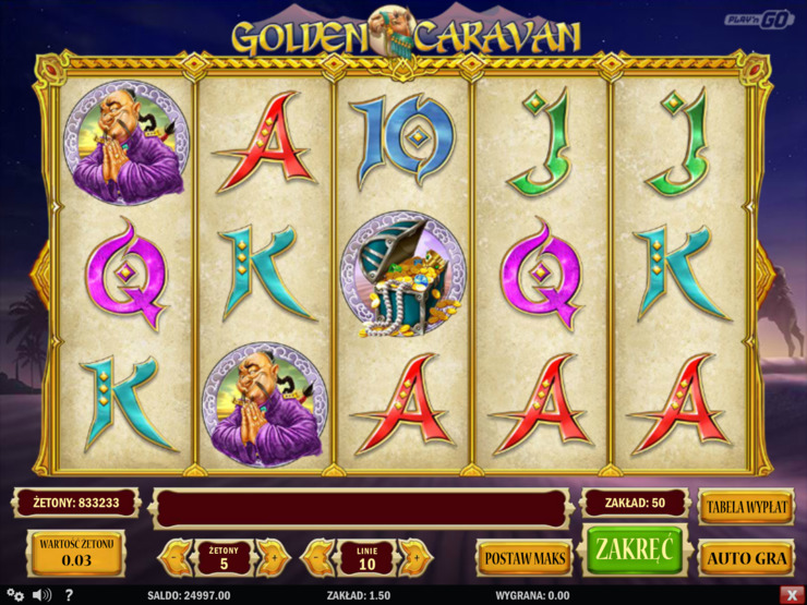 Gra hazardowa Golden Caravan online
