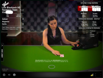 Krupierka w mrGreen live Krupierka w kasynie na żywo – stół live dealer
