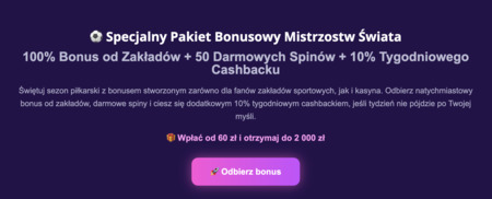 Mundialowy pakiet bonusowy z Slotoro Mundialowy pakiet bonusowy z Slotoro
