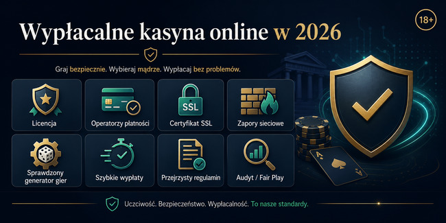 Najbardziej wypałacalne kasyna internetowe w Polsce w 2026r