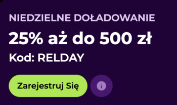 Niedzielny bonus w kasynie Spinmama
