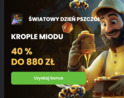 Odbierz bonus 40% do 880 zł z SpinLine