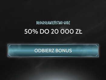 Odbierz bonus od depozytu 50% do 20 000 zł z Godz