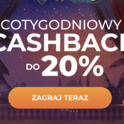 Odbierz cotygodniowy cash back 20% z GratoWin