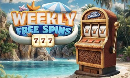 Oferta cotygodniowa z darmowymi spinami w BisonCasino
