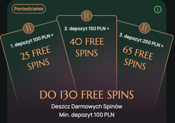 Poniedziałkowa moc spinów w Ritzo Casino