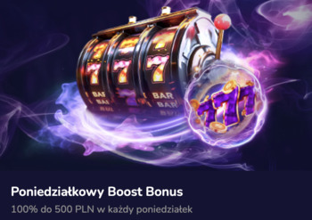 Poniedziałkowy Boost w CasinoMega