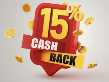 Skorzystaj z cotygodniowe cash backu do 15%