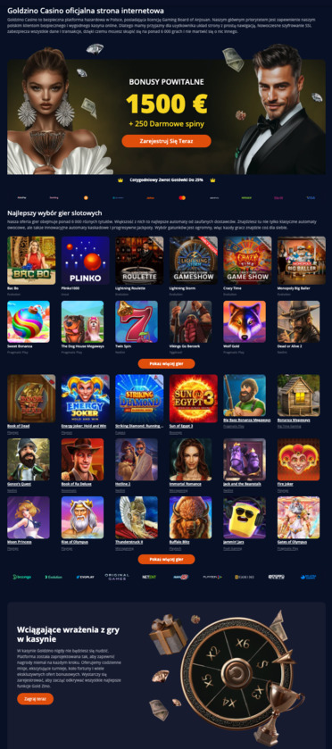 Tło kasyna GoldZino