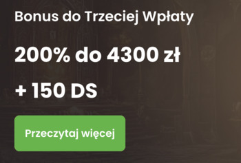 Trzeci bonus na start w e-kasynie DragonSlots