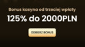 Trzeci depozyt bonus  125% do 2 250 zł z GoldSpin