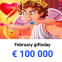 Turniej February giftsday z pulą 100 000€ do podziału w Slottica