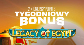 Tygodniowy bonus ze slotem Legacy of Egypt w Energy