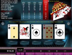 video poker online w kasynie Malina
