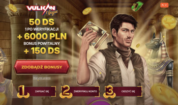 Vulkan Vegas z bonusem za rejestrację