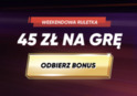 Weekendowa ruletka 45 zł na grę z Playio