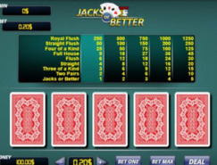 Wideo poker online w kasynie Pan Kasyno