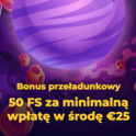 Wpłać €25 i odbierz 50 free spinów w Cosmicslot