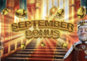 Wrześniowy cotygodniowy bonus do 120% z 60 Free spins