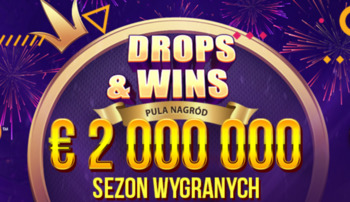 Wygraj tysiące euro w każdym tygodniu w turnieju drops& wins